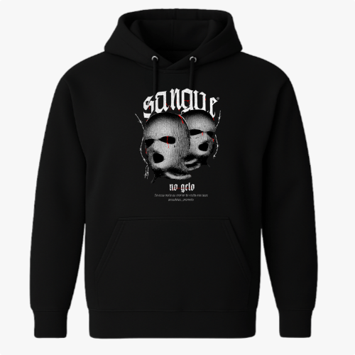 Moletom com Capuz "Sangue no Gelo"