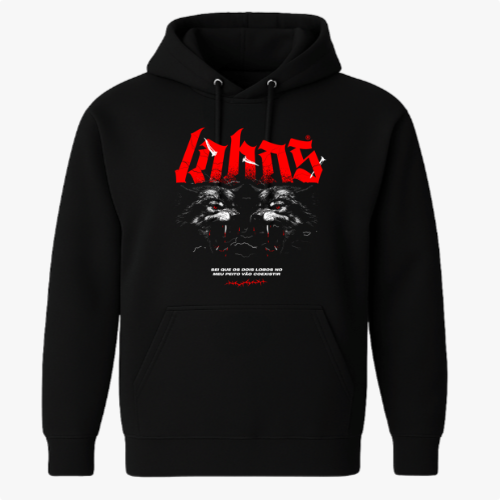 Moletom com capuz "Lobos"